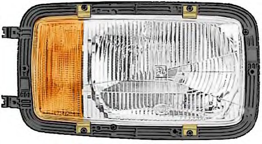 Headlight Halogen 1LH002658-511 by Hella Left