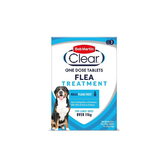 (Large Dogs Over 11kg) Bob Martin Clear Cat & Dog Flea Tablets