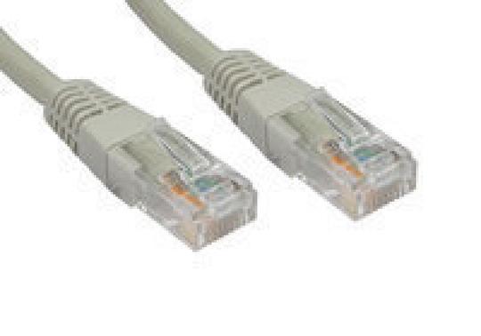 CABLES DIRECT 1M CAT 5 E MOULDED BOOTS GREY