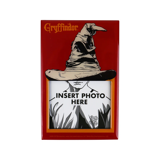 8 x 8 cm Plastic Magnetic Frame in Red/Brown