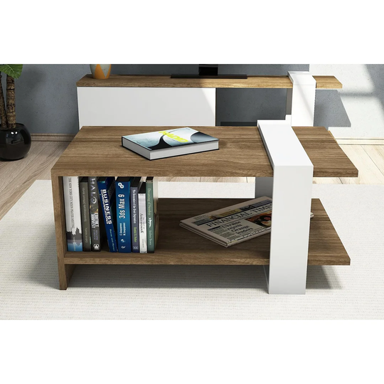 Devanta Sled Coffee Table with Storage