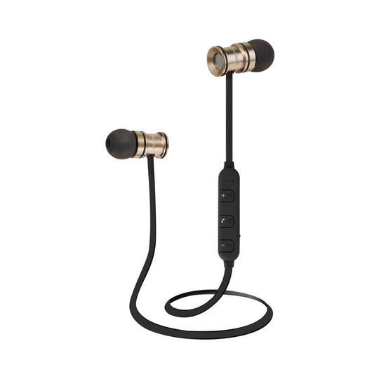 Groov-e GVBT600GD Bullet Buds Wireless Bluetooth Metal Earphone - Gold