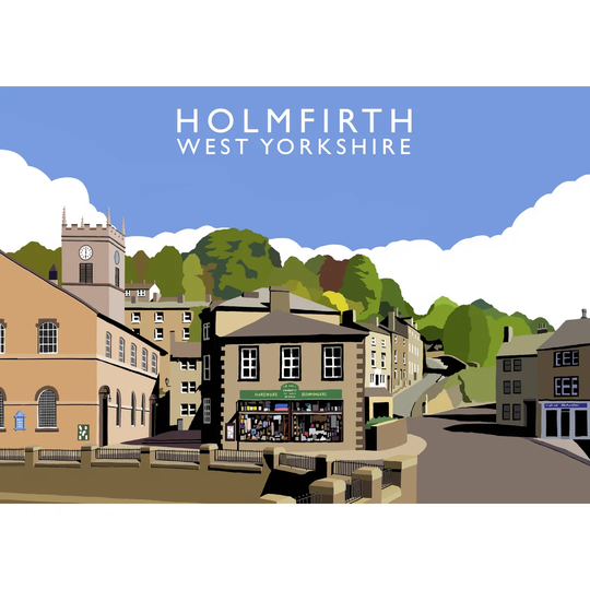 Holmfirth by Richard O'Neil - Graphic Art Print on Paper