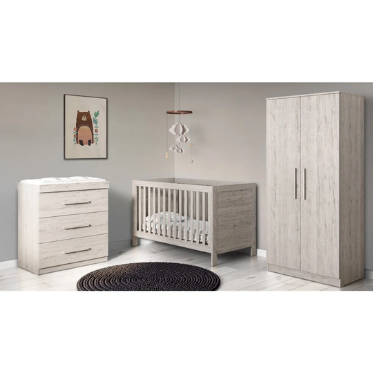 Ickle Bubba Grantham 3 Piece Furniture Set Grey Oak