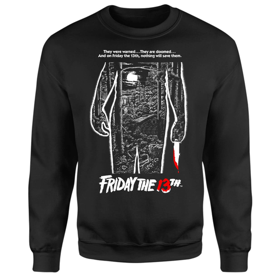 Friday the 13th Classic Poster Mono Sweatshirt - Black - XS - Black