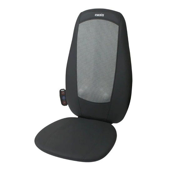 Homedics Shiatsu Massage Heat Cushion - Black
