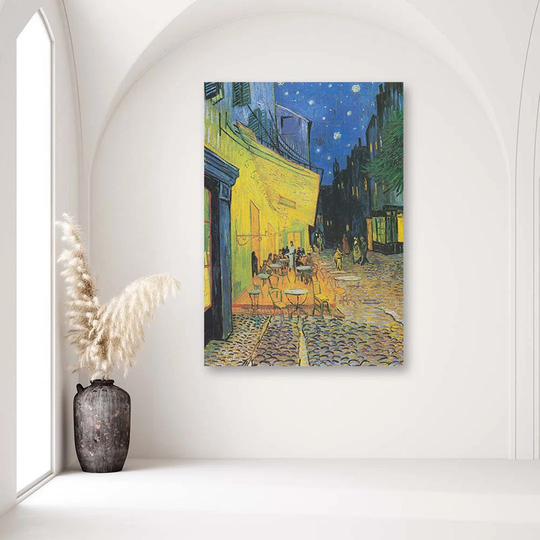 Canvas Print REPRODUCTION Caf Terrace At Night Van Gogh