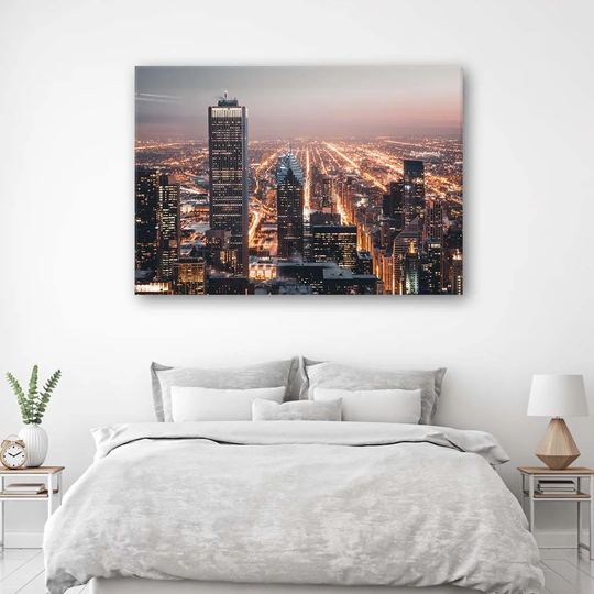 Canvas Print City Skyscrapers