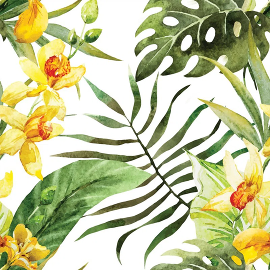 Walllpaper Roll 360X250cm Wallpaper Material With Print Kitchen Livingroom Bedroom Mural Decoration - Canna Flowers