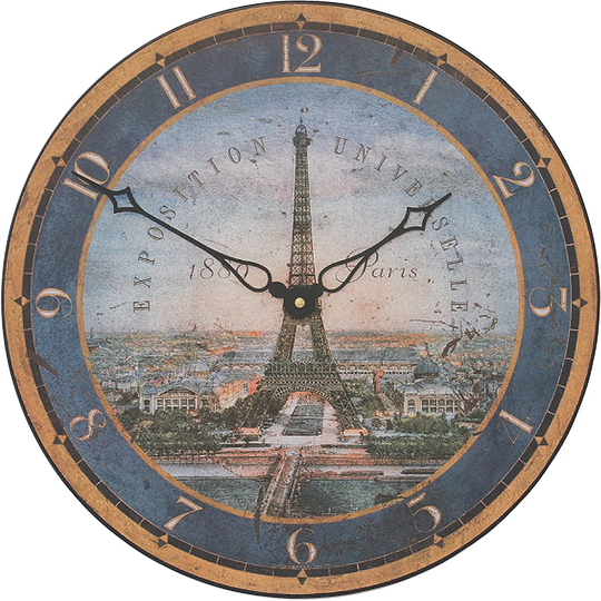 36cm Eiffel Tower Wall Clock