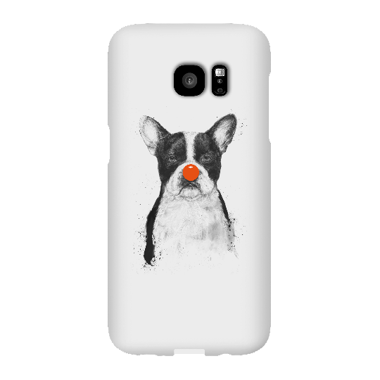 Balazs Solti Red Nosed Bulldog Phone Case for iPhone and Android - Samsung S7 Edge - Snap Case - Gloss