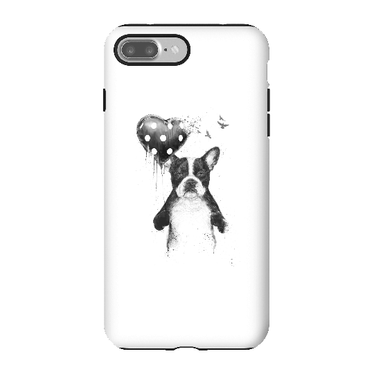 Balazs Solti Bulldog And Balloon Phone Case for iPhone and Android - iPhone 7 Plus - Tough Case - Matte