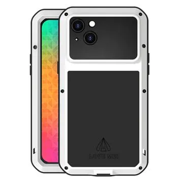 Love Mei Powerful iPhone 14 Plus Hybrid Case - White