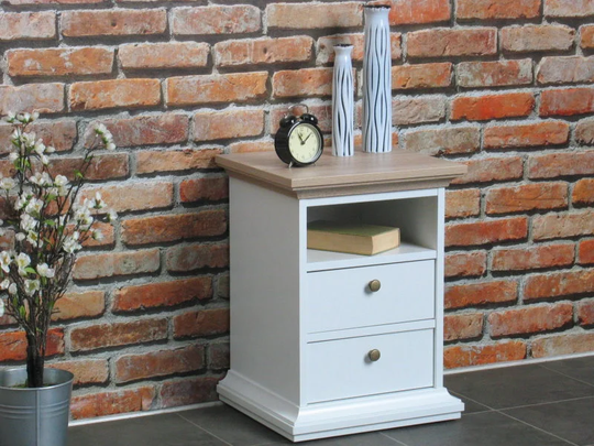 Starkey 2 Drawer Bedside Table
