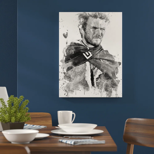 'Clint Eastwood' Graphic Art Print Poster