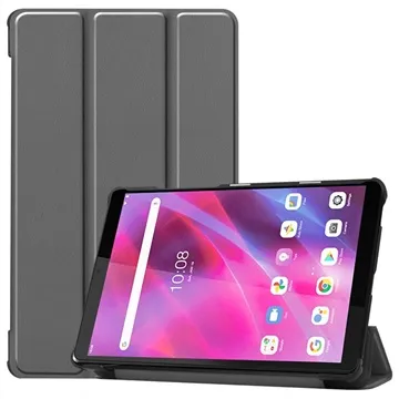 Tri-Fold Series Lenovo Tab M8 (3rd Gen) Folio Case - Grey