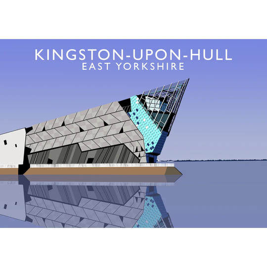 Kingston-upon-Hull by Richard O'Neil - Graphic Art Print on Paper