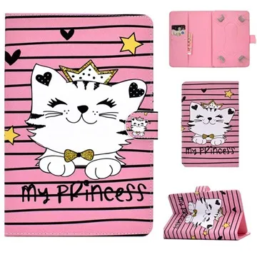 Universal Stylish Series Tablet Folio Case - 7 - Cat