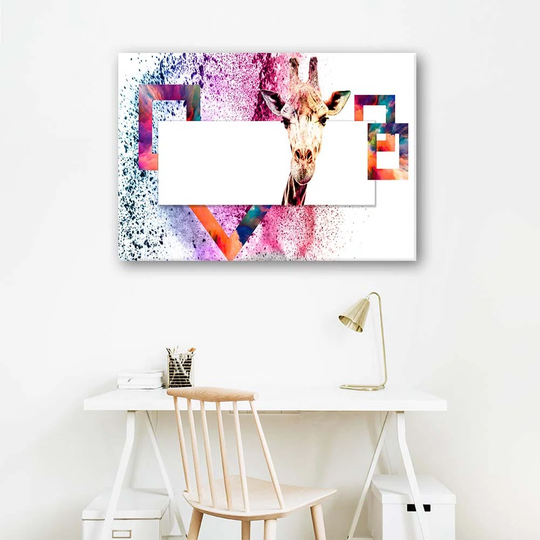 Canvas Print Giraffe Animals
