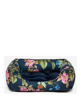 Joules Botanical Floral Box Bed - Large