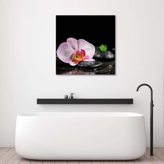 Canvas Print Zen Orchid Flower