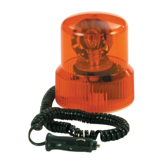Rotating light 12V orange magnet 1510087