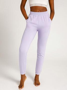 Chelsea Peers Lilac Organic Cotton Lounge Joggers