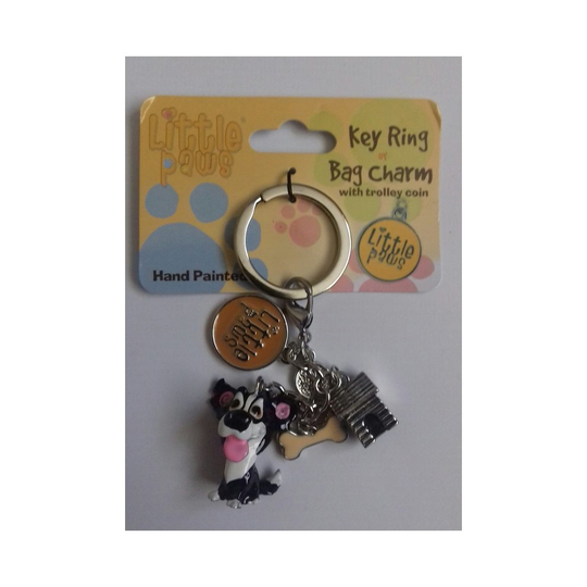 Arora Little Paws Keyring / Bag Charm - Border Collie