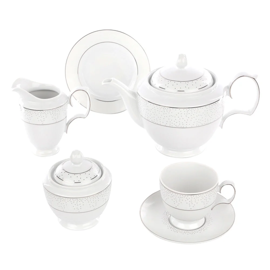Kutlu 39 Piece Porcelain Tea Set for 12 People