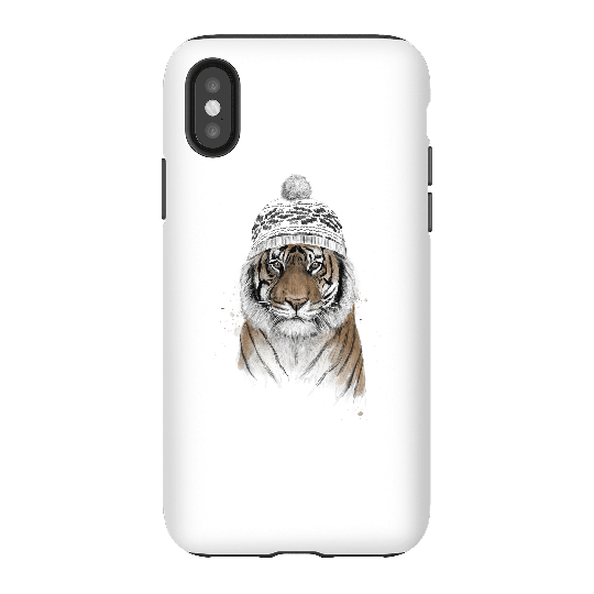 Balazs Solti Winter Tiger Phone Case for iPhone and Android - iPhone X - Tough Case - Matte