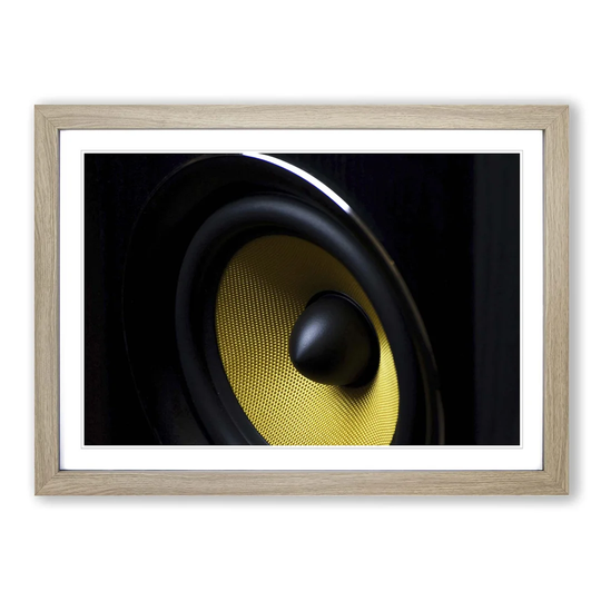 'Speaker Hi Fi' Framed Photographic Print