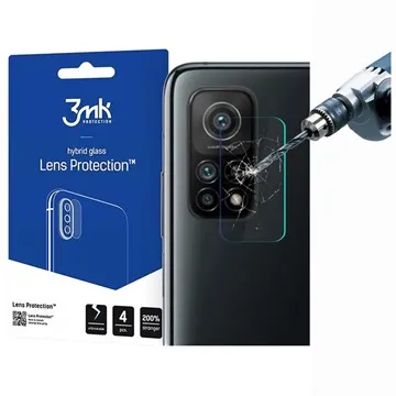 3MK Hybrid Xiaomi 11T/11T Pro Camera Lens Tempered Glass Protector - 4 Pcs.