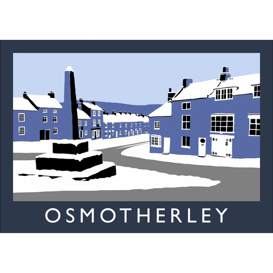 Osmotherley in Snow 2 by Richard O'Neil - Graphic Art Print on Paper
