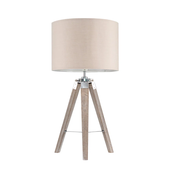 Bridewell 69Cm Brown Table Lamp Set