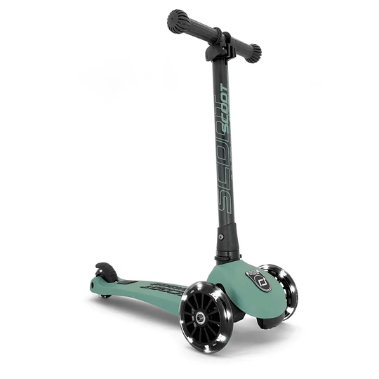 Scoot and Ride Highway Kick 3 Scooter LED Forest