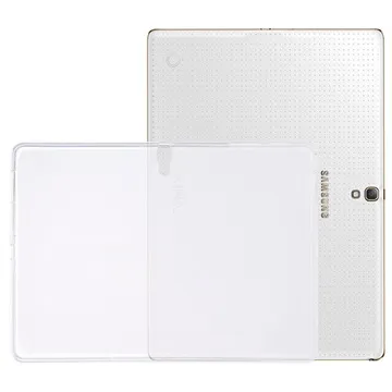 Flexible Matte Samsung Galaxy Tab S 10.5 TPU Case - Frost White