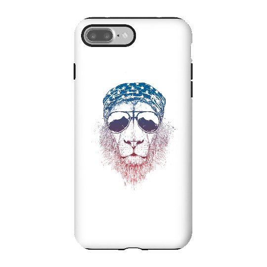 Balazs Solti Bandana Lion Phone Case for iPhone and Android - iPhone 7 Plus - Tough Case - Matte