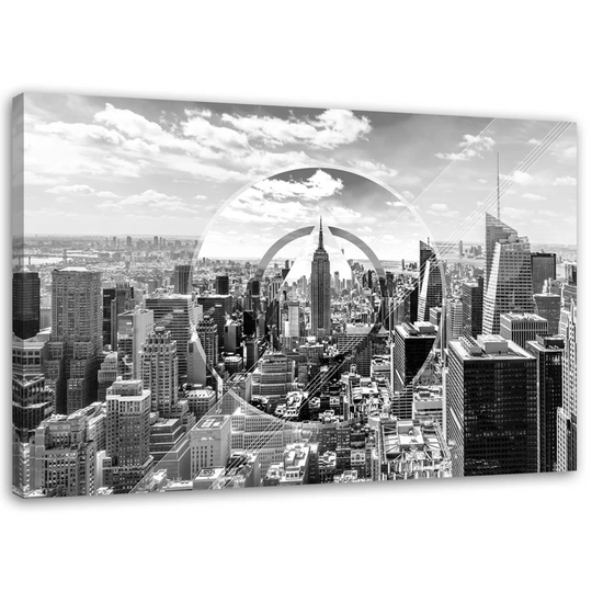 Canvas Print New York City Black And White