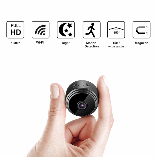 Wifi Mini Spy Hidden Camera Eternal eye Wireless ip camera HD 1080P with Motion Detection Night Vision Security Cameras, Nanny Baby Pet Cam for...