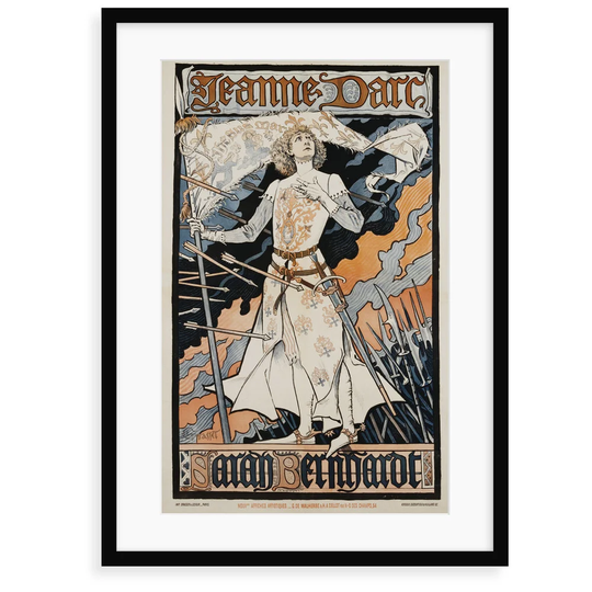 'Jeanne D'Arc - Sarah Bernhardt Theater Poster' Graphic Art