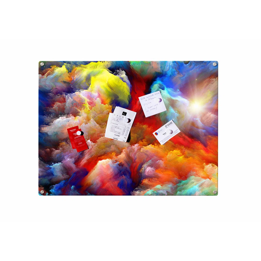 Art Modern Magnetic Wall Mounted Photo Memo Board