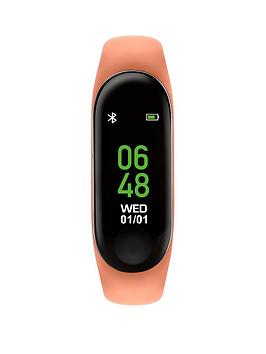 Tikkers Activity Tracker Kids Watch Digital Dial Pink Silicone Strap