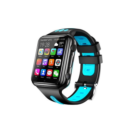 Smart watch women men 4G Camera GPS Student Video Monitor Smart Watches(Blue)