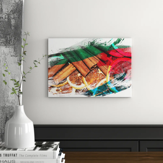 'Cinnamon and Orange' Graphic Art Print Poster