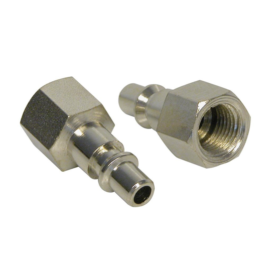 Adapter 1/4 inch male female thread 1/4 inch 2 pieces 0684834