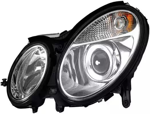 Headlight Halogen 1EL008369-071 by Hella Left