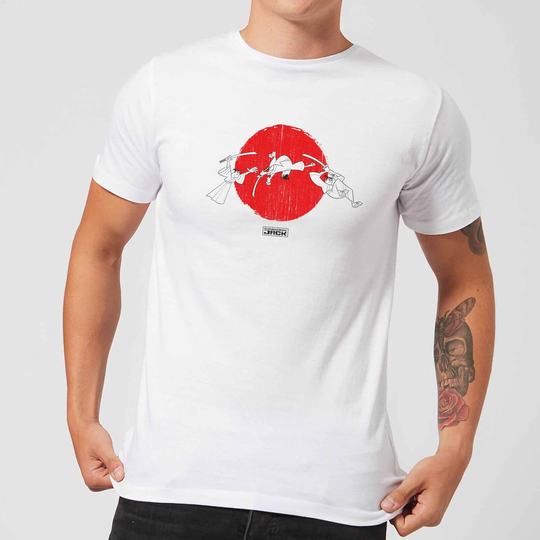 Samurai Jack Sunrise Men's T-Shirt - White - M