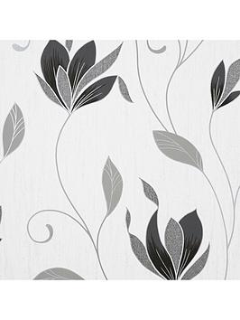 Crown Synergy Floral Sidewall Wallpaper