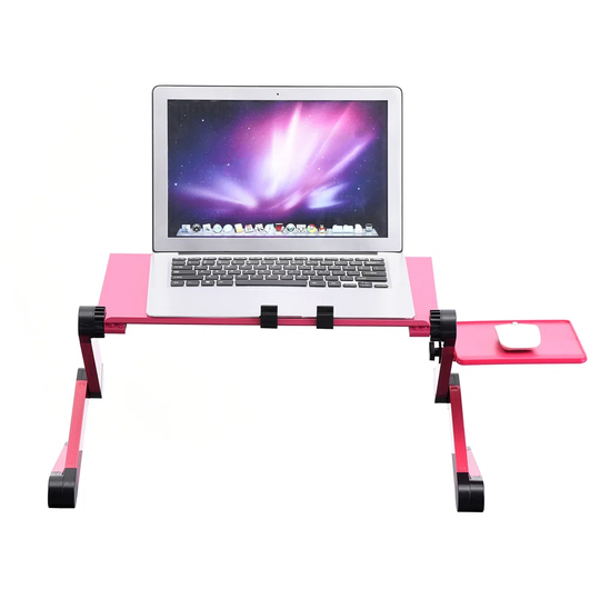 Adjustable Foldable Laptop Tray