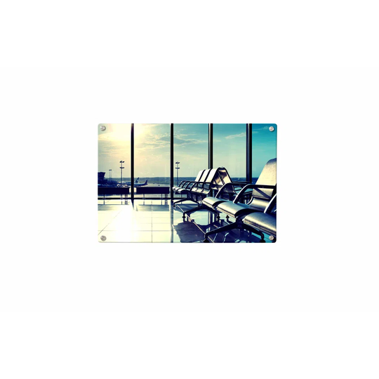 Airport Magnetic Wall Mounted Photo Memo Board
